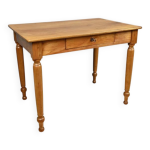 Petite table bureau en merisier, style louis - philippe fin xixe