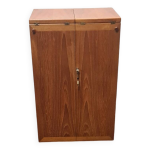 Petite table de salle  manger vintage en teck  rallonge