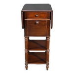 Petite table  volets en acajou, maison lemarchand, a. lemoine milieu xixe