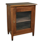 Petite vitrine en teck, inde 1re partie xxe