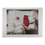 Philippe auge : les femmes en robe blanche, lithographie originale signe