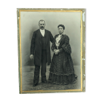 Photographie ancienne couple bourgeois dbut xxme, france