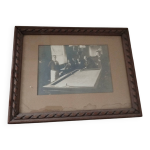 Photographie ancienne joueurs de billard