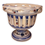 Photophore ajour� en porcelaine