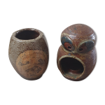 Photophore et vase en grs