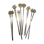 Pics  brochettes sculpts