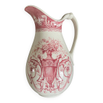 Pichet ancien en faence de boch frres la louvire