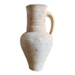 Pichet ancien en terre cuite non maille vase rustique