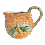 Pichet en barbotibe orange