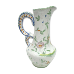 Pichet broc  eau en faence de moustiers