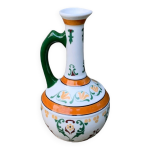 Pichet céramique peint main carafe liqueur cazanove 1934 vintage ancien motif fleur floral Pichet céramique peint main carafe liqueur cazanove 1934 vintage ancien motif fleur floral
