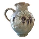 Pichet d�cor grappes de raisins