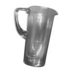 Pichet  eau, orangeade en verre fum, annes 1970