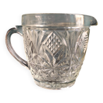 Pichet  eau vintage en verre belge, vsl