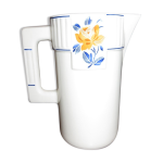 Pichet en faence art dco