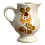 Pichet faience maine st amand vintage décors floral Pichet faience maine st amand vintage décors floral