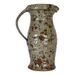 Pichet en gr�s emaill�, sign� g. tiffoche xxe