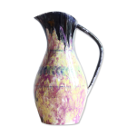 Pichet en gr�s flamm� du morvan par gaston gaubier