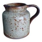 Pichet en gr�s de puisaye sign� jean - pierre prud homme