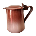 Pichet en tle maille marron bec verseur et couvercle