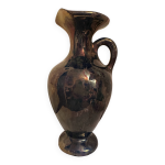 Pichet vase en grs flammes