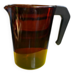 Pichet en verre ambr vereco