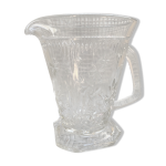 Pichet en verre art dco