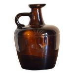 Pichet vintage en verre ambr�