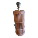 Pied de lampe en bambou type tiki Pied de lampe en bambou type tiki