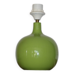 Pied lampe bois vert (sans abat - jour)