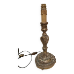 Pied de lampe en bronze louis xvi