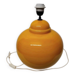 Pied de lampe en cramique craquel kostka h: 38 cm vintage