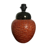 Pied de lampe en cramique vintage