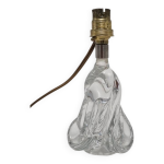 Pied de lampe en cristal