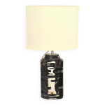 Pied de lampe en cristal modle argos, daum, vers 1970