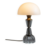 Pied de lampe en cristal art déco signé pierre d avesn Pied de lampe en cristal art déco signé pierre d avesn