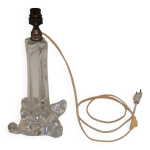 Pied de lampe en cristal de baccarat