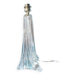 Pied de lampe en cristal daum