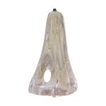 Pied de lampe en cristal de daum