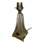 Pied de lampe cristal daum vintage