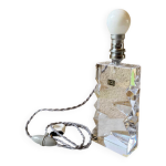 Pied de lampe cristal de sèvres vintage design bauhaus art déco Pied de lampe cristal de sèvres vintage design bauhaus art déco