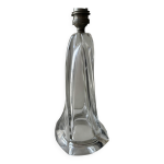 Pied de lampe en cristal signé daum Pied de lampe en cristal signé daum