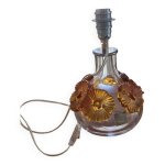 Pied de lampe en cristal sign� lalique