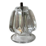 Pied de lampe en cristal style daum baccarat 1940