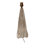 Pied de lampe daum en cristal, annes 60