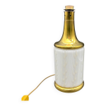 Pied de lampe murano italie vintage verre et laiton doré fabbian Pied de lampe murano italie vintage verre et laiton doré fabbian