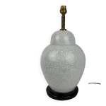 Pied de lampe en porcelaine c�ladon