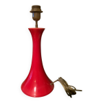 Pied de lampe rouge 1970