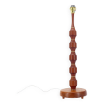 Pied de lampe de sol scandinave en teck, mllers armaturfabrik 1960