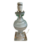 Pieds de lampe style mdicis balustre en verre souff et moul